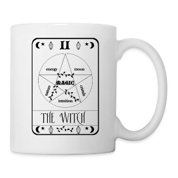 Die Hexe - Tasse - Weiß - Rechts