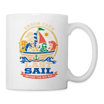 Last sailing trip before the wedding - Mug - white - Right