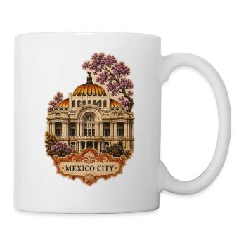Mexico City Bellas Artes Art - Tasse - Weiß - Rechts