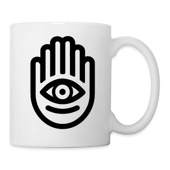 hand of Fatma Hamsa - Mug - white - Right