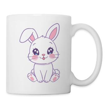 Kawaii Bunny Pastel Shine - Mug - white - Right
