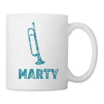 Marty as Trumpets - Mug - white - Right
