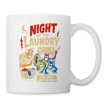 Nacht der Rachesocken - Tasse - Weiß - Rechts