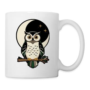 Forest Moon Symbol Folk Streetwear - Mug - white - Right