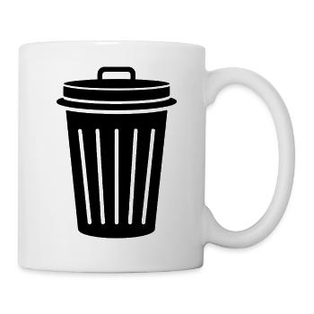 Trash Can - Mug - white - Right