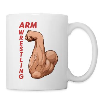 Arm Wrestling Power Arm - Mug - white - Right