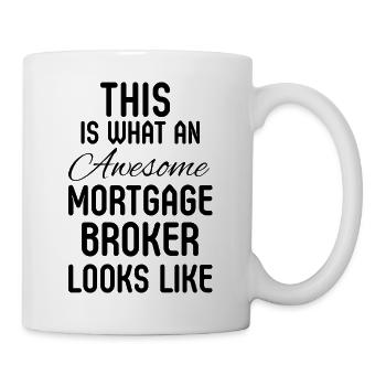 Mortgage Broker Realtor Closing Real Estate Agent  - Mug - white - Right