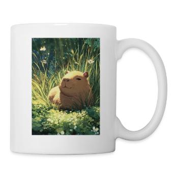 Sun hamster in the grass - Mug - white - Right