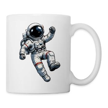 Retro Astronaut Comic Print - Mug - white - Right