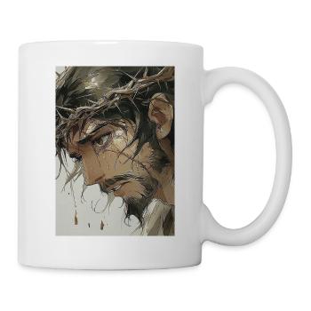 Portrait Crown Thorns - Mug - white - Right