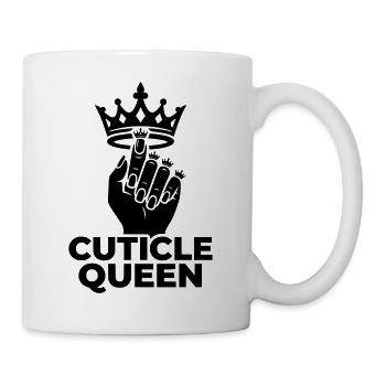 Reine des cuticules - Mug blanc - blanc - Droite