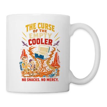 The curse of the empty cooler - Mug - white - Right