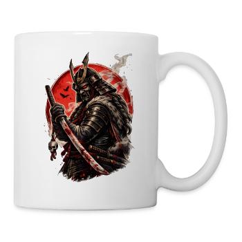 Guerrier Samouraï de la Lune de Sang - Mug blanc - blanc - Droite