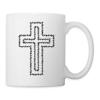 Christian Cross - Mug - white - Right