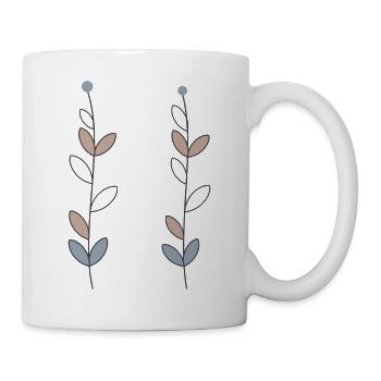 BAUM. NATUR. UMGEBUNG. ZEN. MEDITATION - Tasse - Weiß - Rechts