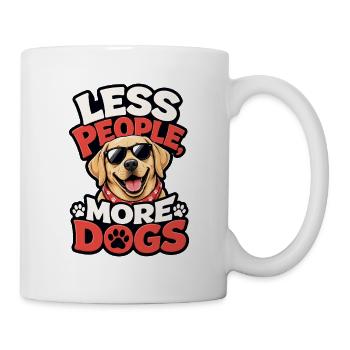 Labrador Retriever - Tasse - Weiß - Rechts