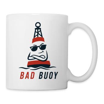 Bad Buoy – Lustiger Bad Boy Spruch - Tasse - Weiß - Rechts