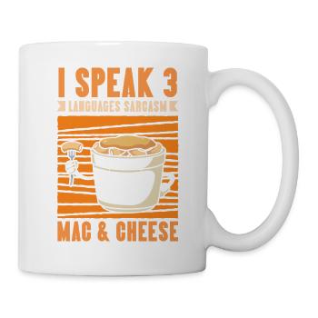 Makkaroni und Käse Mac and Cheese - Tasse - Weiß - Rechts