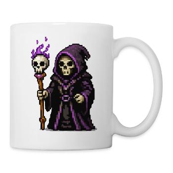 Pixel Grim Reaper Nebelstab - Tasse - Weiß - Rechts