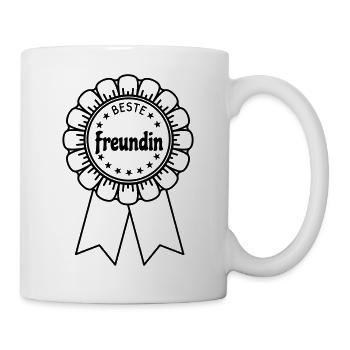 Beste Freundin - Tasse - Weiß - Rechts