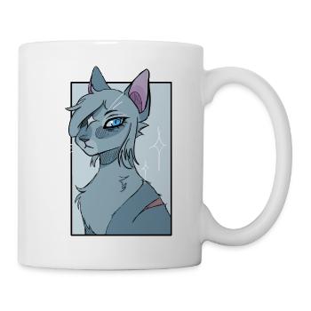 (Warrior) Cat inspired design - Tasse - Weiß - Rechts