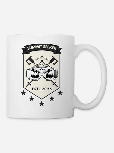 Summit Seeker Skiabzeichen - Tasse - Weiß