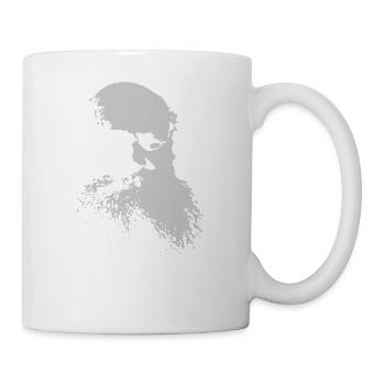Peter Kropotkin, revolutionärer Denker, Silhouette - Tasse - Weiß - Rechts