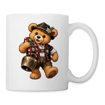 Trychler Bär – Schweizer Tradition & Brauchtum - Tasse - Weiß - Rechts
