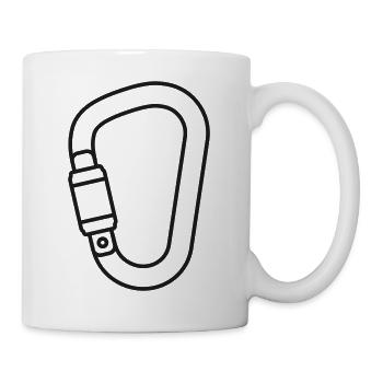 Ikone der Kletterkarabinerlinie - Tasse - Weiß - Rechts