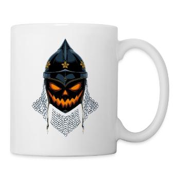 Kürbisritter Halloween - Tasse - Weiß - Rechts