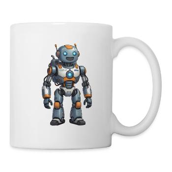 Roboter, humanoid - Tasse - Weiß - Rechts