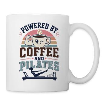  Meditation Pilates Coffee-Reformer Yoga Fitness - Tasse - Weiß - Rechts