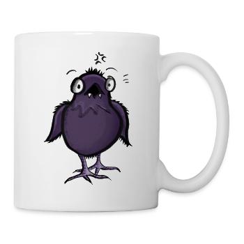 Monster Raven Charakter - Tasse - Weiß - Rechts