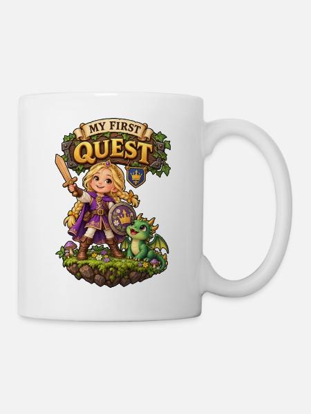 My First Quest - Kleine Prinzessin - Tasse - Weiß