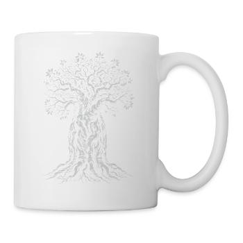 Baobab-Baum des Lebens - Tasse - Weiß - Rechts