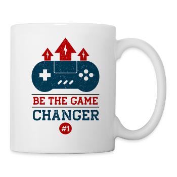 Sei der Game Changer Controller Tee - Tasse - Weiß - Rechts
