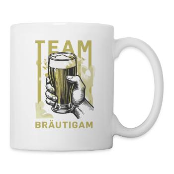 Team Bräutigam Prost - Tasse - Weiß - Rechts