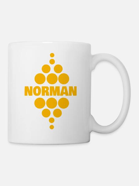 Norman als Vorname - Tasse - Weiß