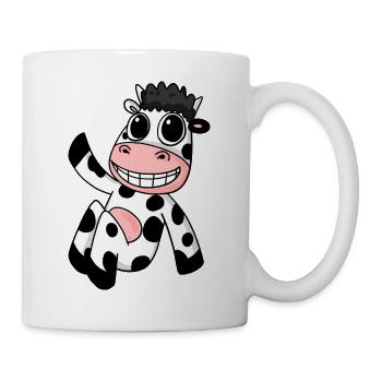 Kuh Motiv - Tasse - Weiß - Rechts