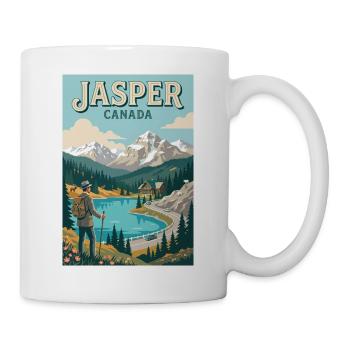 Erleben Sie Mountain Adventure und Jasper in Kanada - Tasse - Weiß - Rechts