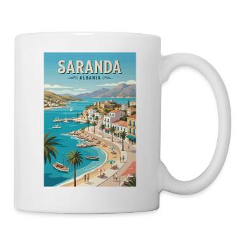 Erfahrung: Albanien Riviera und Saranda - Tasse - Weiß - Rechts