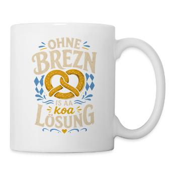 Ohne Brezn is a koa Lösung - Tasse - Weiß - Rechts