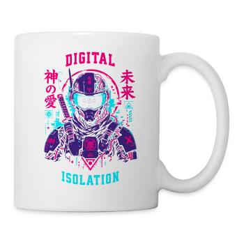 404 User Not Found Techwear Cyberpunk-Design - Tasse - Weiß - Rechts