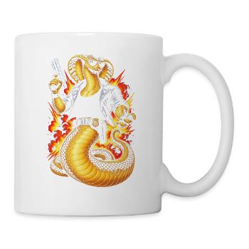 Cobra - Tasse - Weiß - Rechts