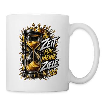 Königliche Stunde: Zeit Für Meine Zeile - Tasse - Weiß - Rechts