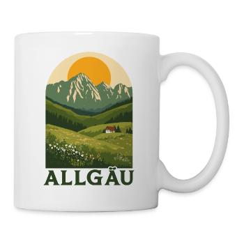 Allgäu Alpine Nature - Tasse - Weiß - Rechts