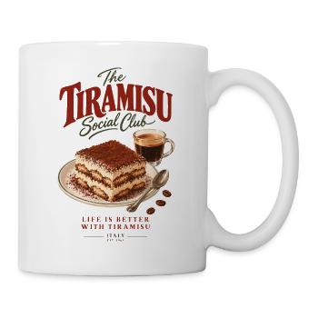 The Tiramisu Social Club - Tasse - Weiß - Rechts