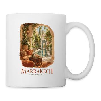 Marrakesch Geheime Gartenflucht in Marokko - Tasse - Weiß - Rechts