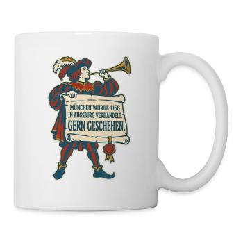 München 1158 Gern geschehen - Tasse - Weiß - Rechts