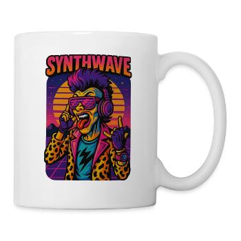 synthwave - Tasse - Weiß - Rechts